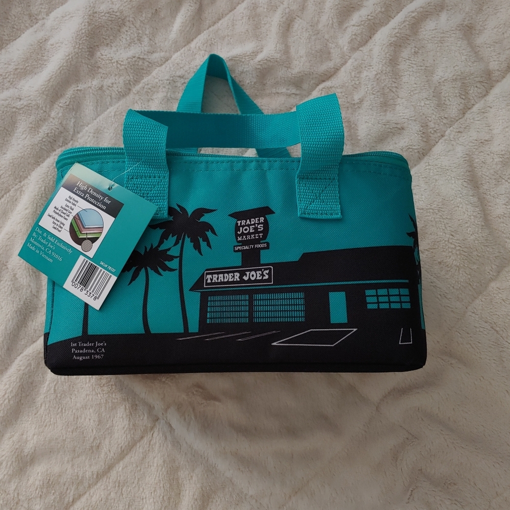 Trader Joe's Teal Insulated Lunch Bag